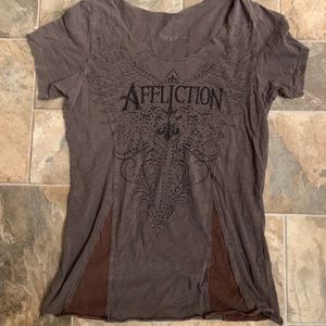 Ladies Affliction Tee - Large